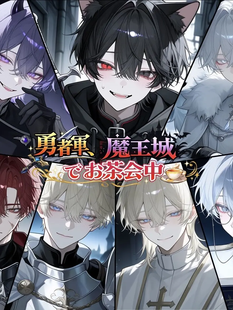 zephyr_084658의 勇者軍、魔王城でお茶会中