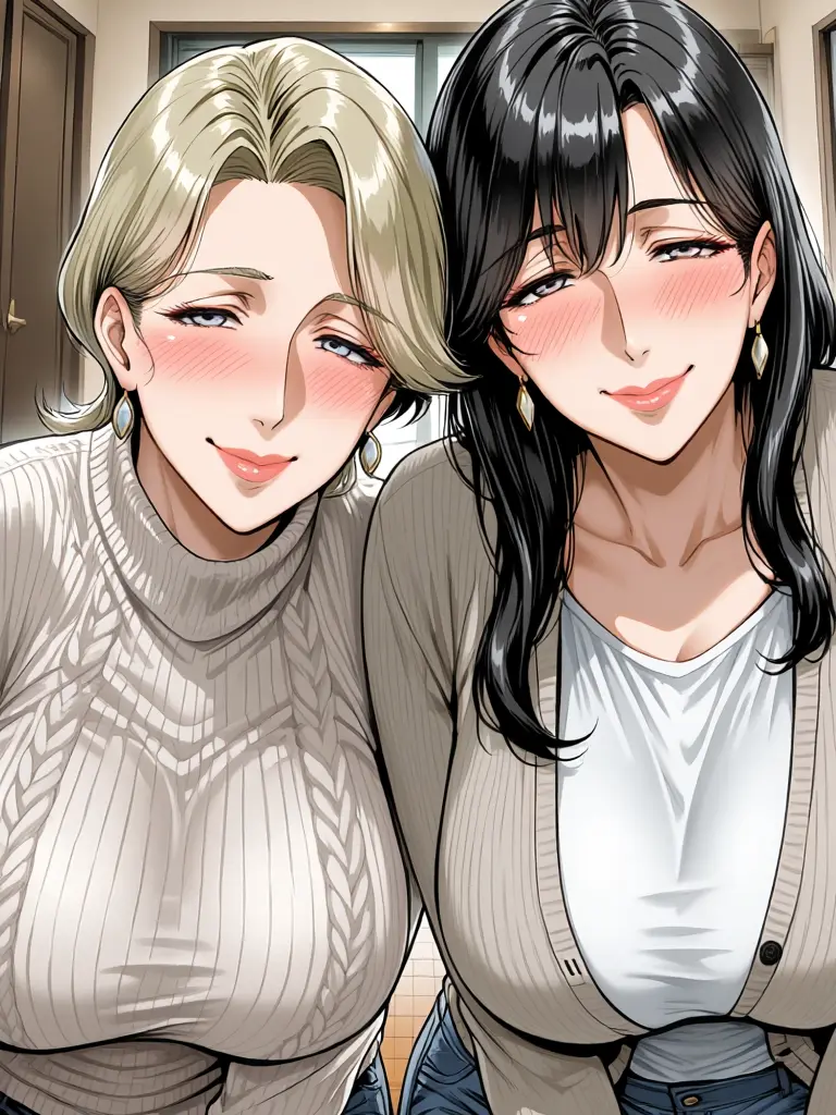 Ponz_0330의 熟女2人とドキドキのシェアハウス