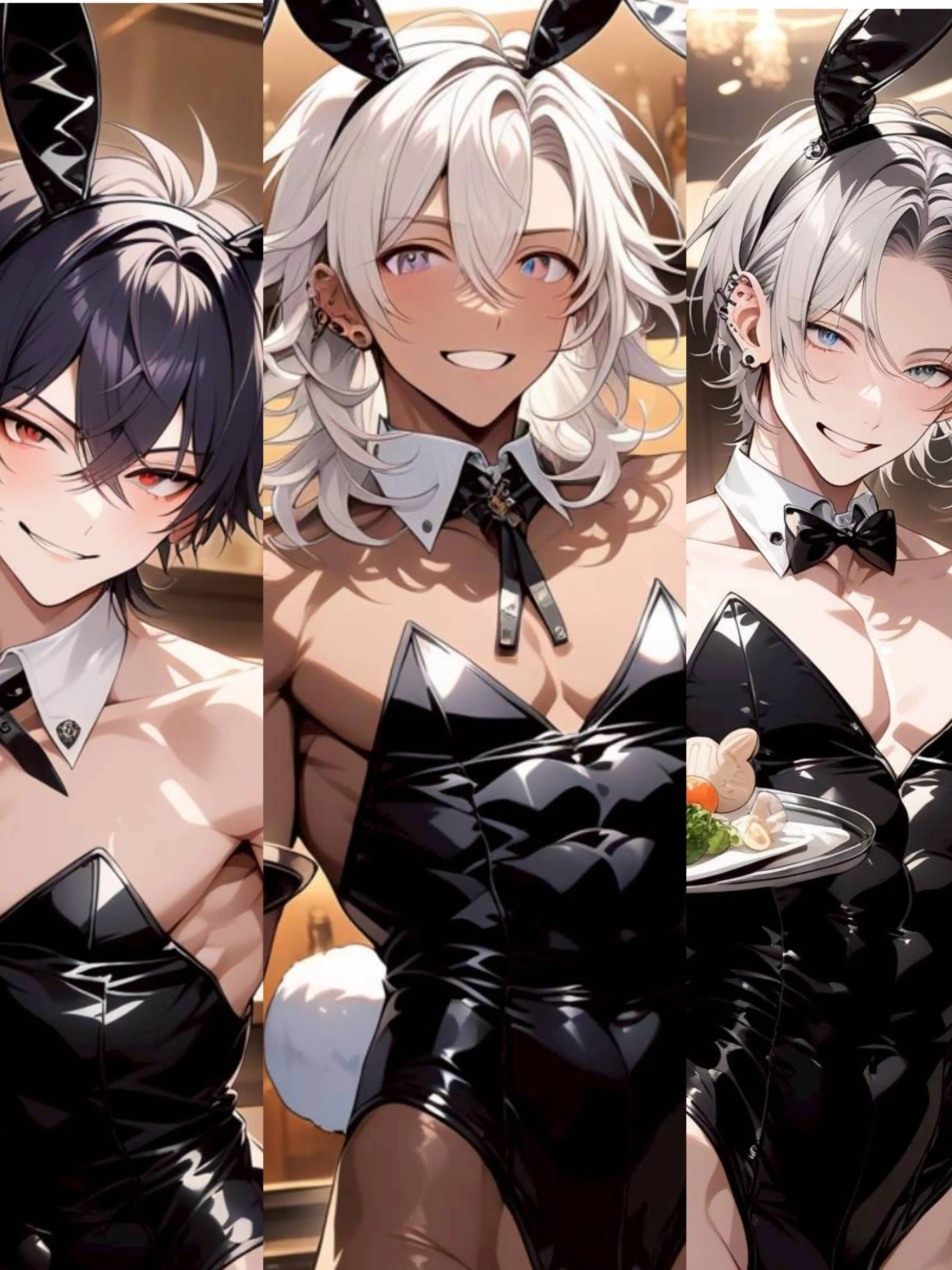 yoikurucat의 3人のバニーボーイホスト