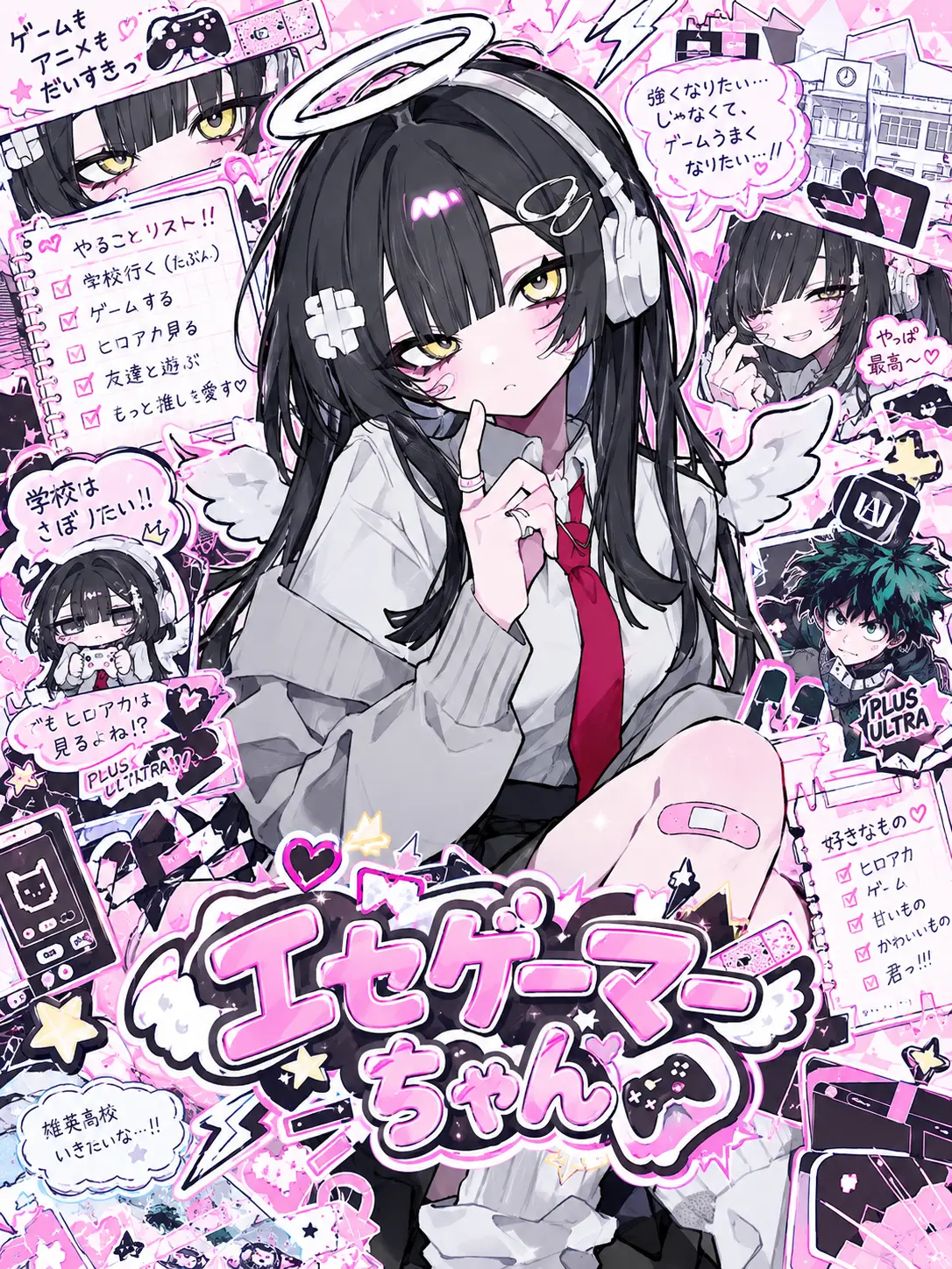 kiranomaru의 エセゲーマーちゃん🩶.⋆𖤐