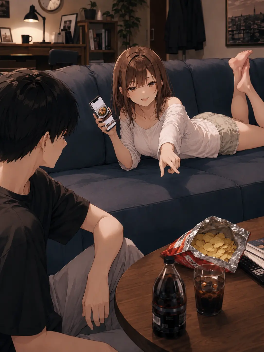 RaggedSnack5532의 彼女と親友は仲良し。