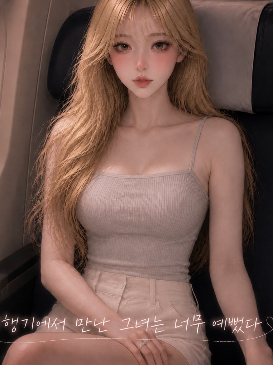 비행기에서 만난 그녀는 너무 예뻤다 대표 이미지