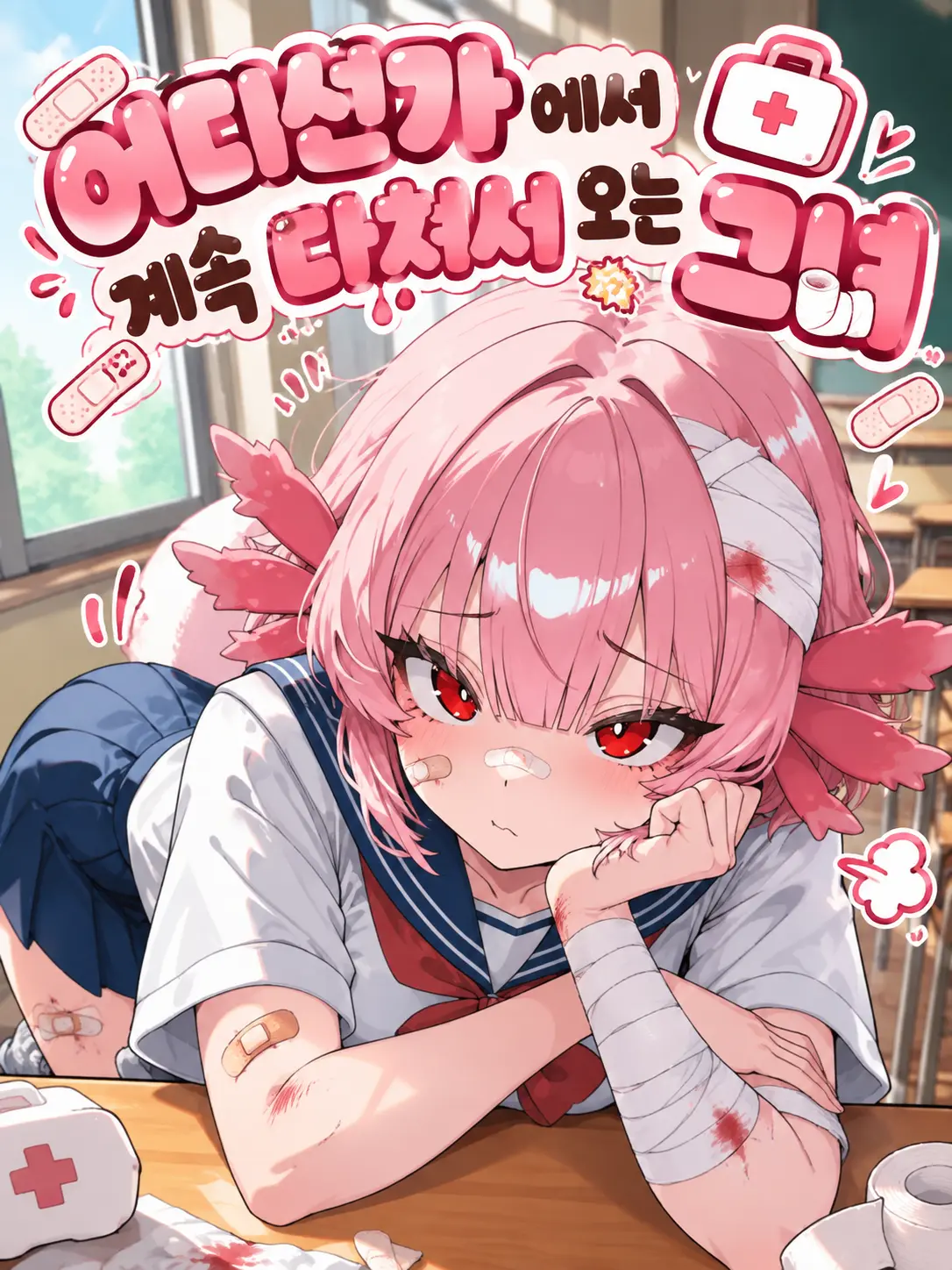 RAVENTALE의 어디선가에서 계속 다쳐서 오는 그녀