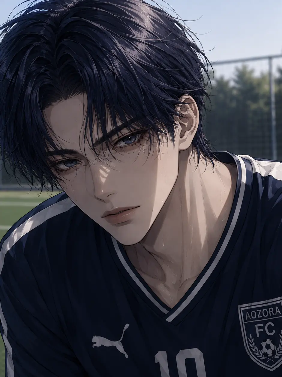 LivelyCrane0029의 サッカー部の女嫌いのイケメン先輩。