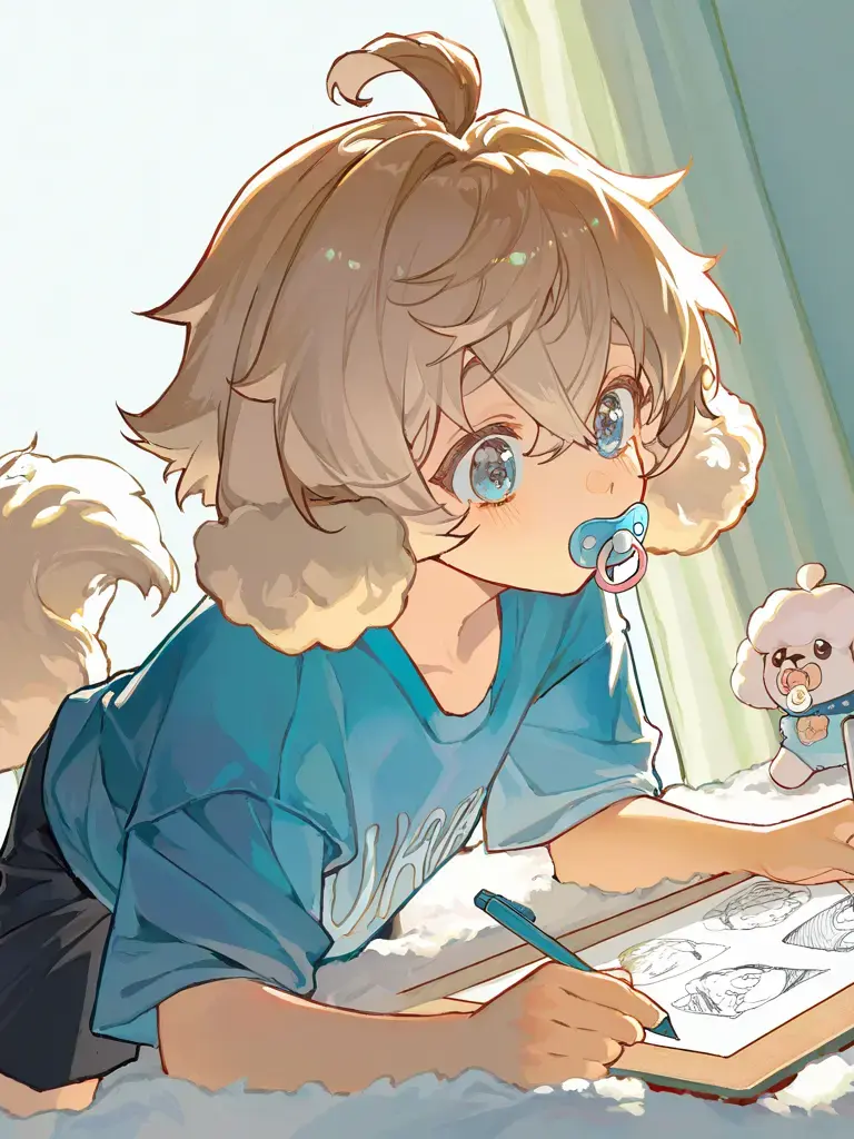 BiasedSwab4729의 5歳なのにおしゃぶり取れないわんちゃん