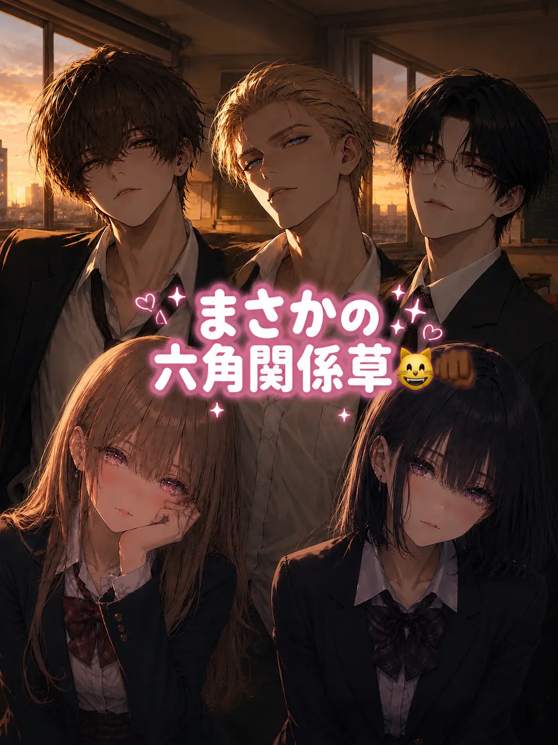 kymaa의 まさかの六角関係草😸👊🏾