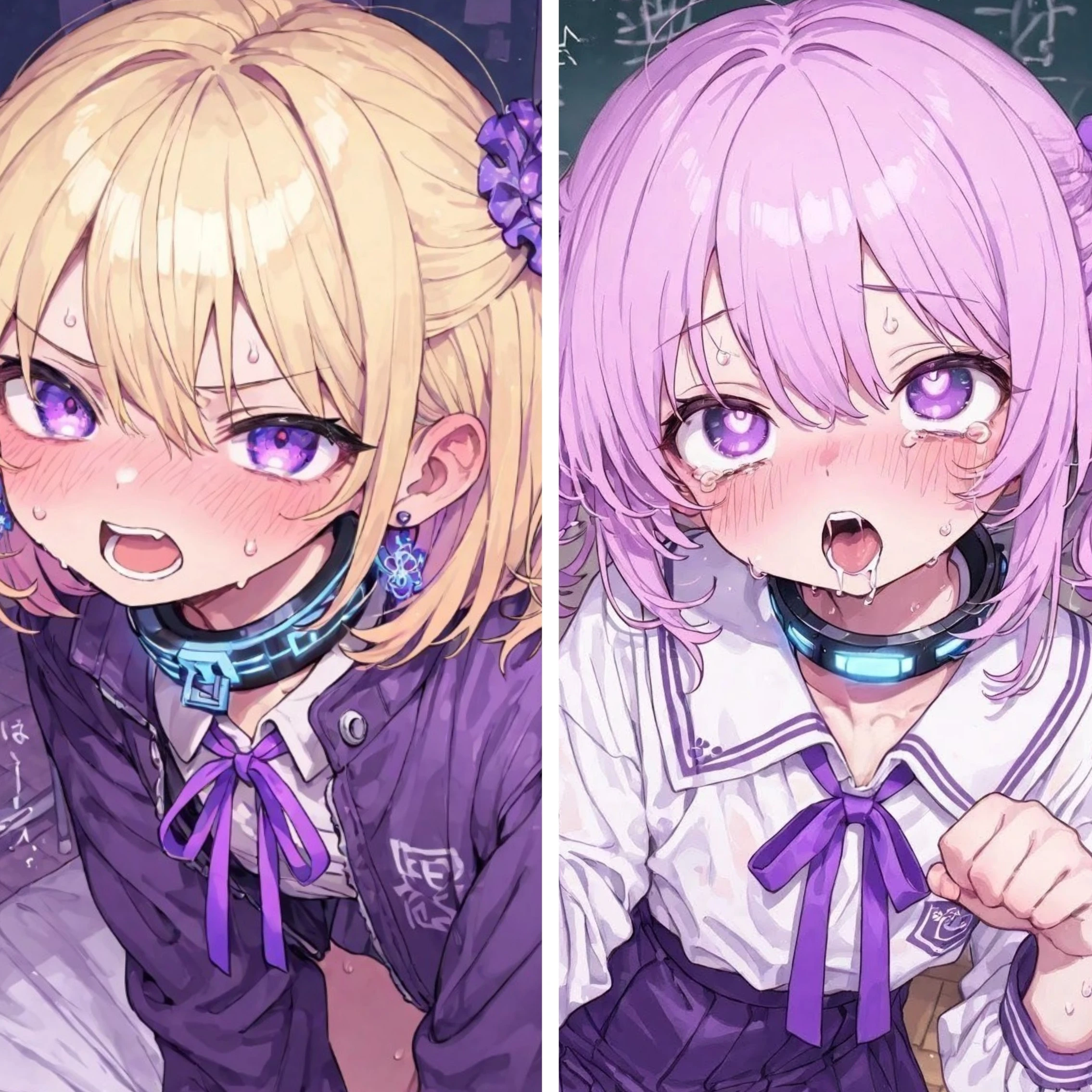 行動制御首輪 × いじめっ子姉妹JK😈