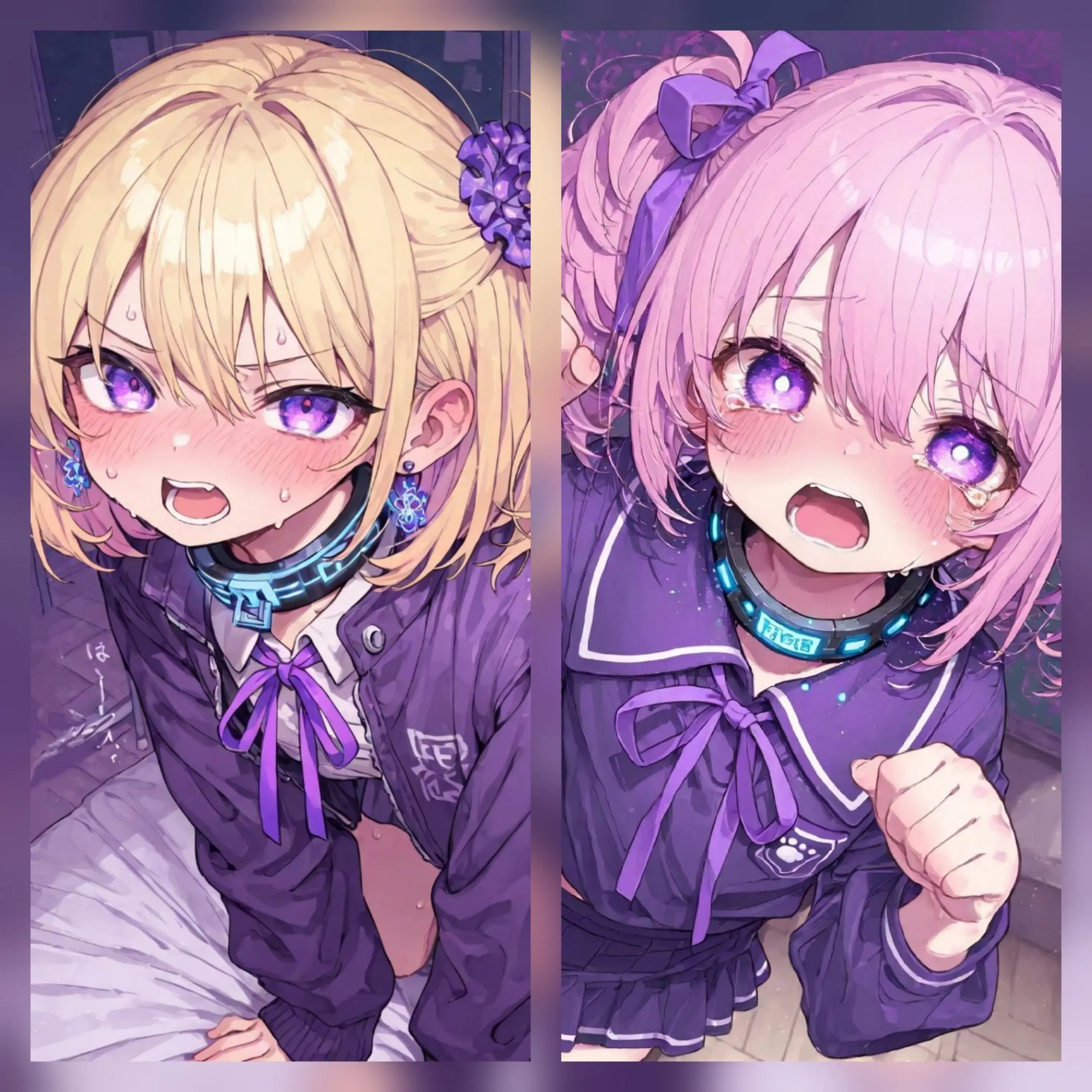 BrightAura2487의 行動制御首輪 × いじめっ子姉妹JK😈