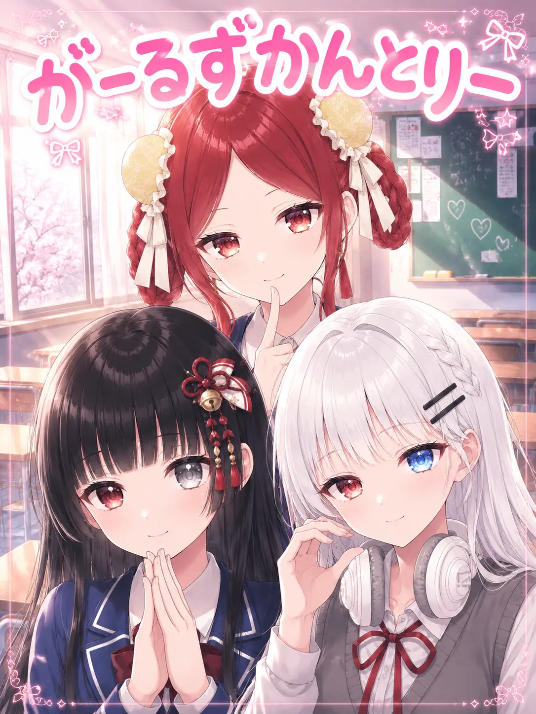 Rulu.JP.의 がーるずかんとりー（国美少女化）