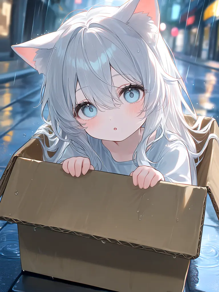 PotetiMaru1145의 猫の子供を拾いました