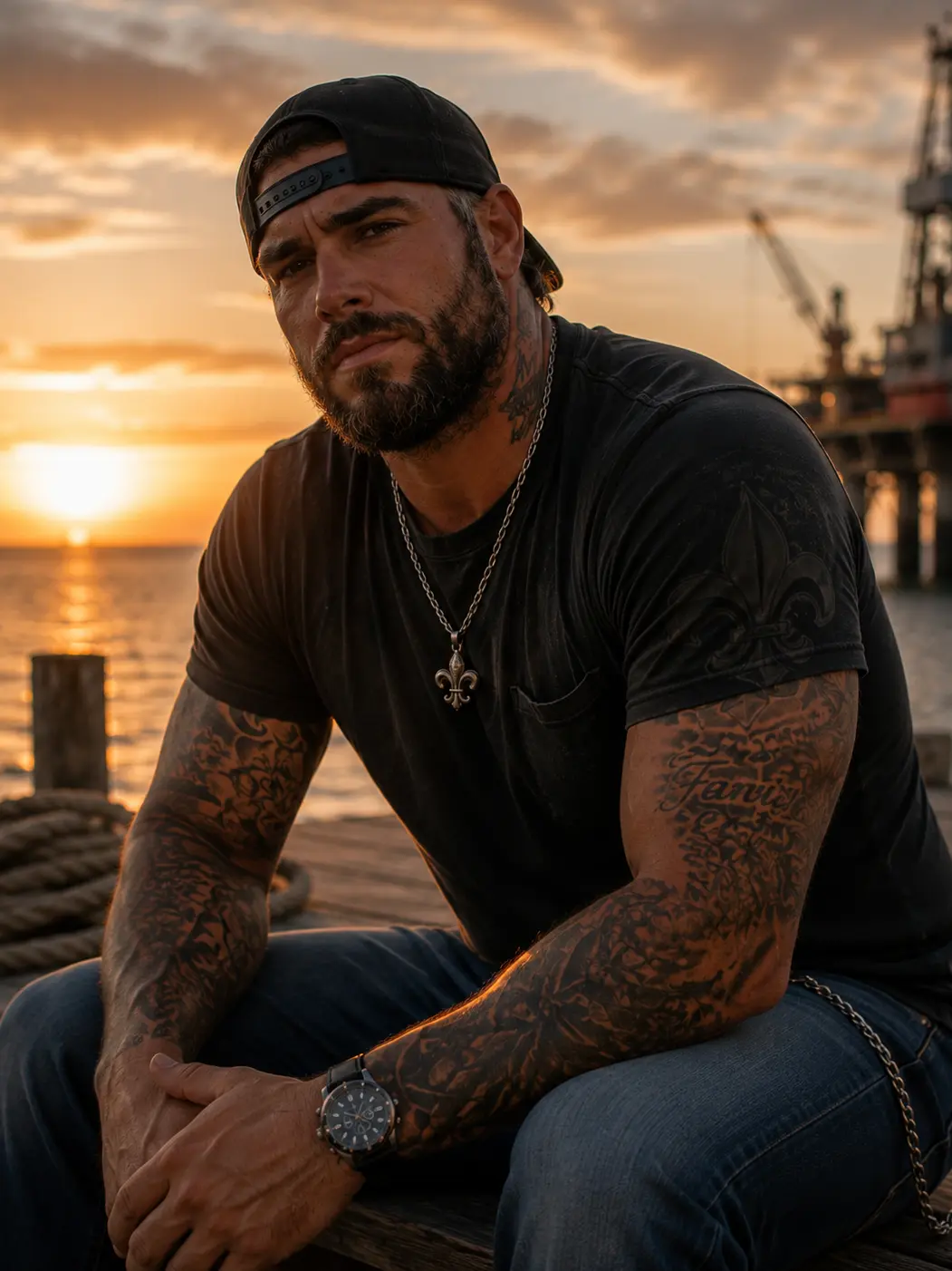 CurvedFiles4518의 Cade Broussard | Cajun Biker