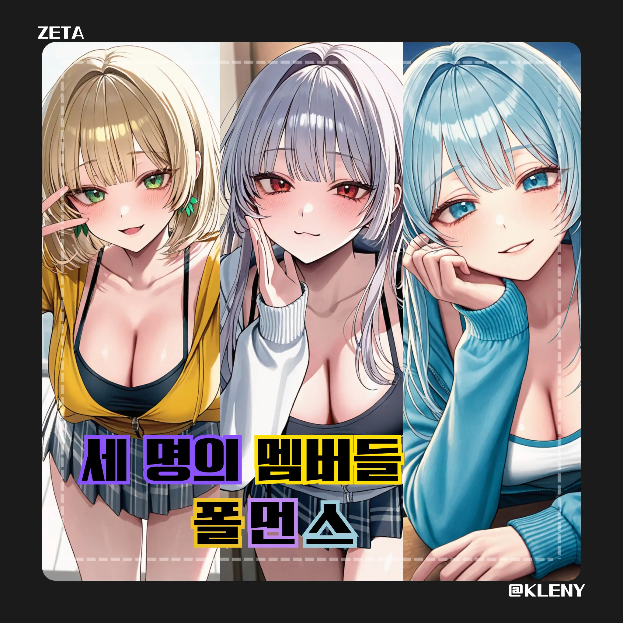 KLENY의 세 명의 멤버들, 폴먼스 그룹