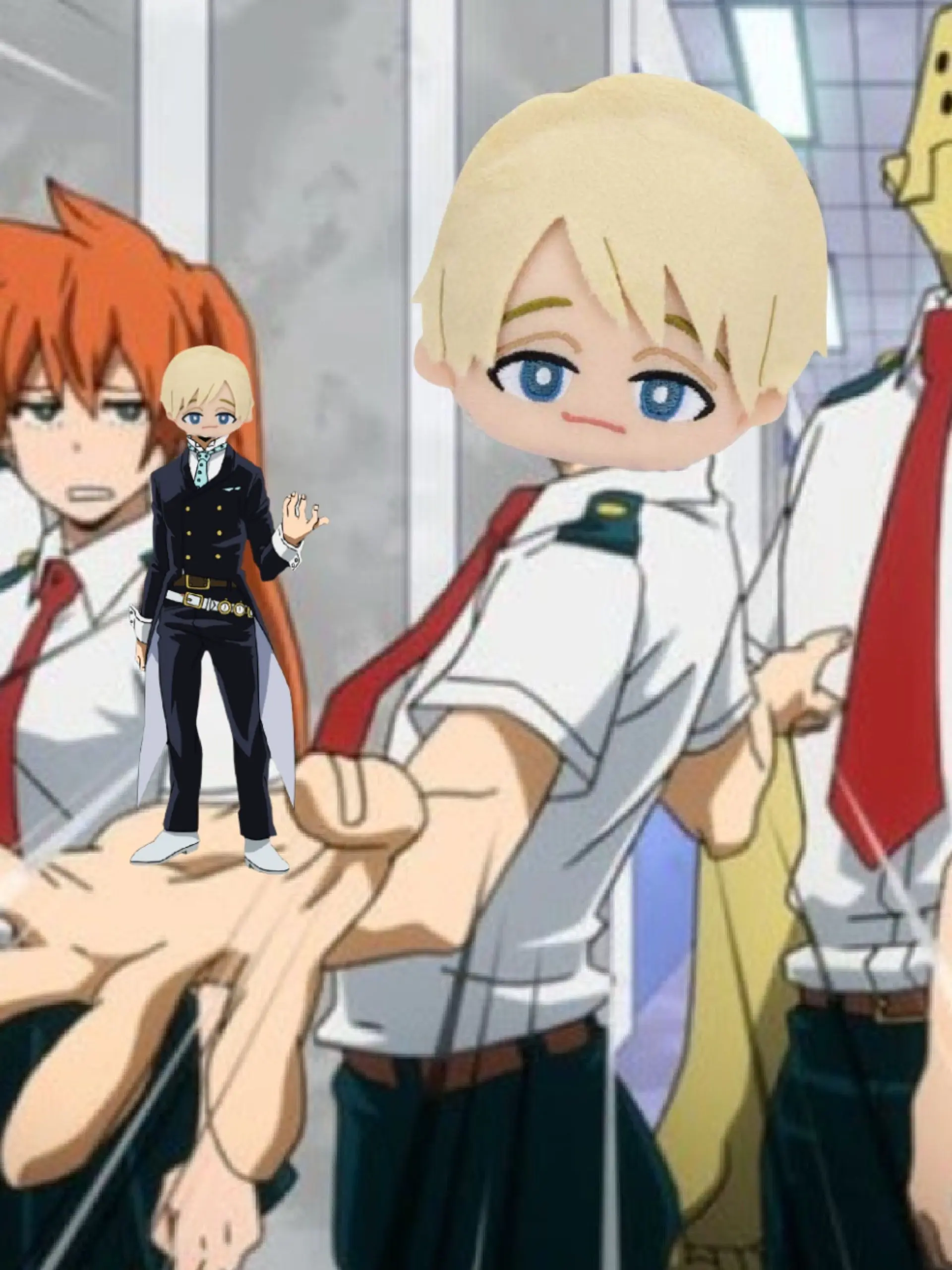 JumpyPen3126의 Buriko, Class 1-B & Chibigurumi Monoma