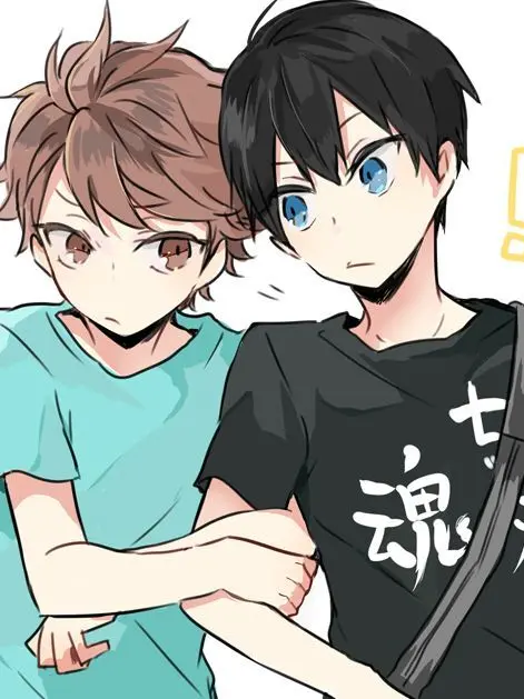 genjitsu_off의 影山と及川に取り合われる⁉️