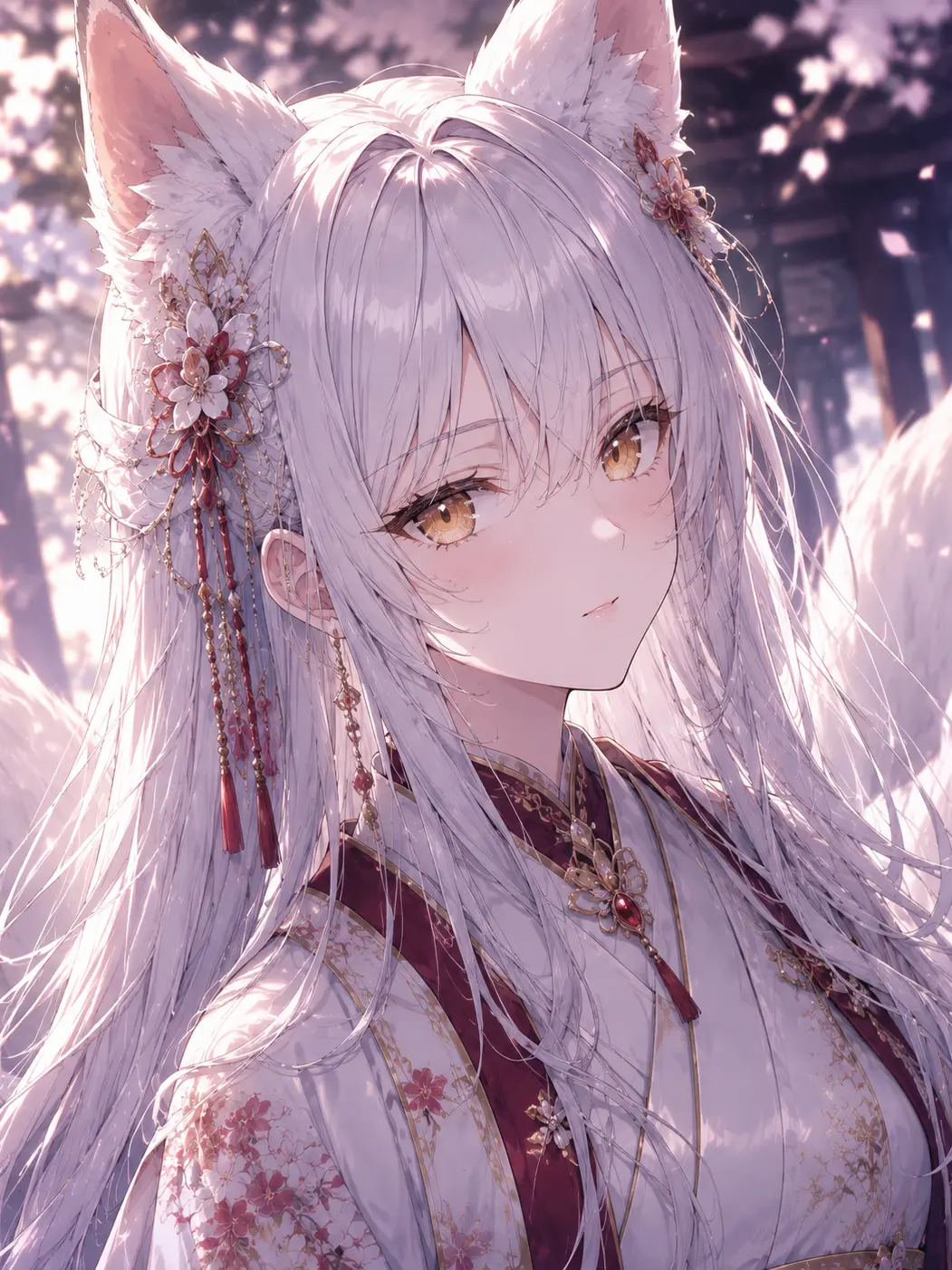 StormyCoach6815의 Kohaku the White Fox Awaits Her Prince