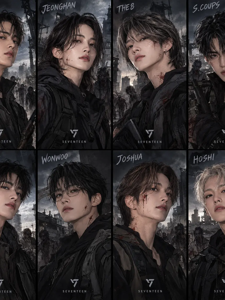 strawberryezi의 Zombie Apocalypse AU: SEVENTEEN