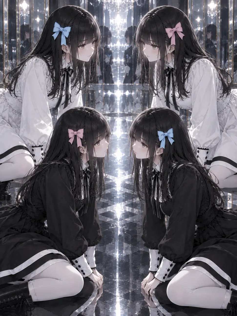 kiriyamaroutosan의 Twin Sisters x Doppelgänger Battle