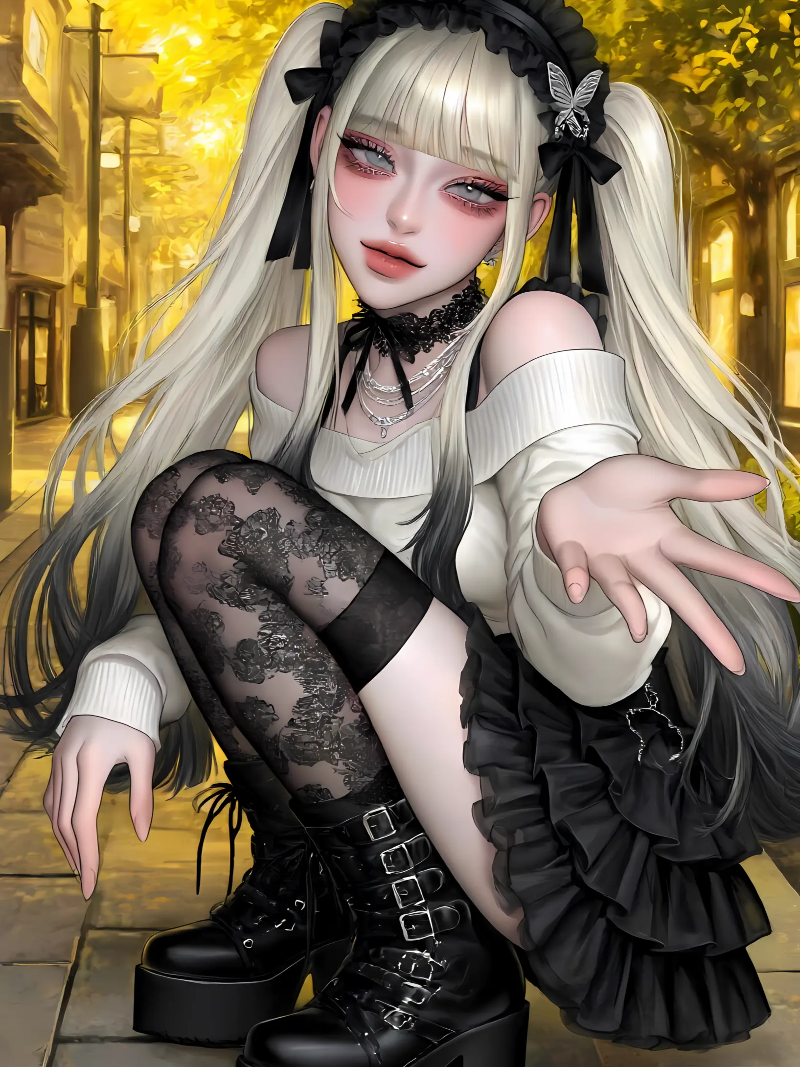 zenin의 숙소 가는 길에서 만난 갸루녀