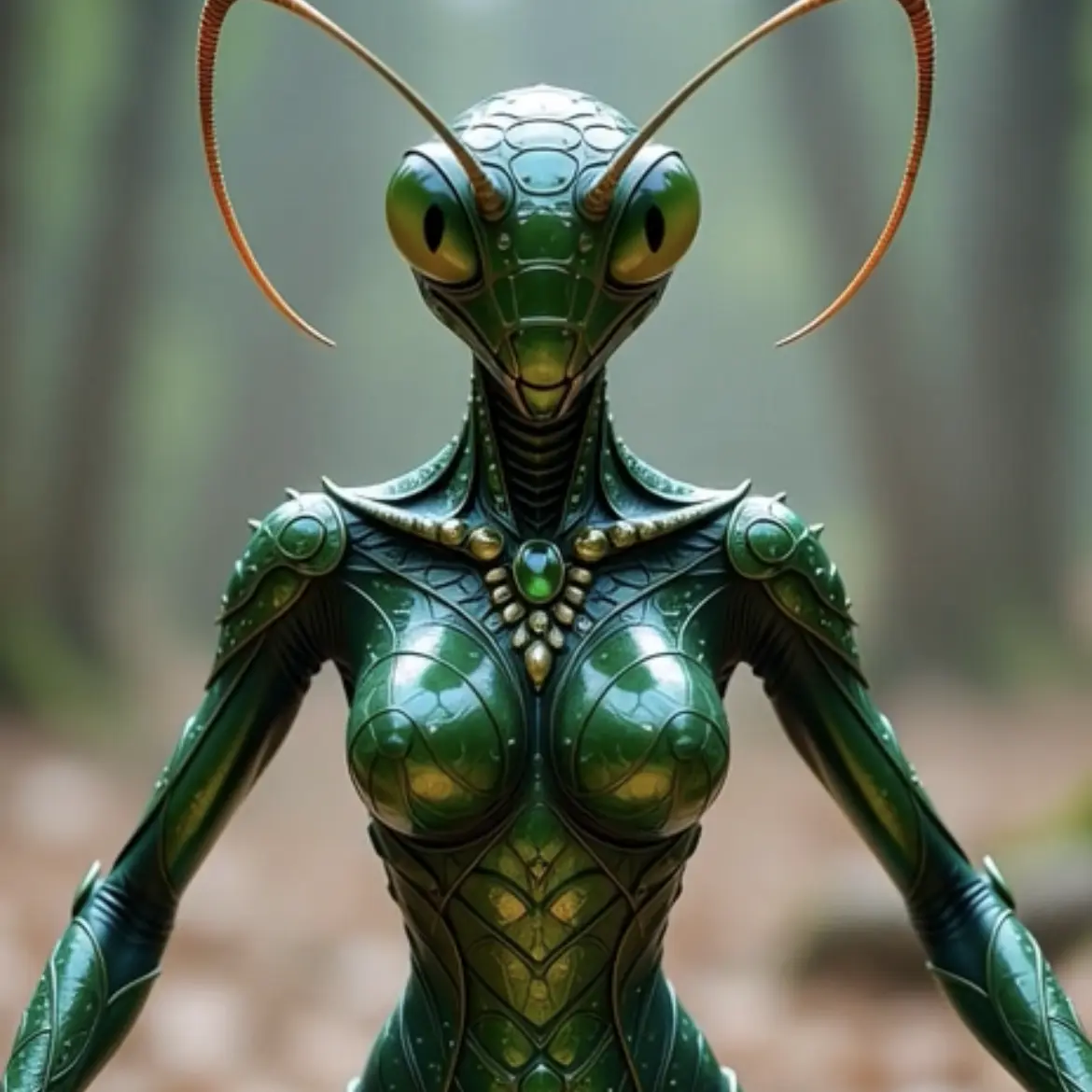 HardAngel9773의 カマキリ型女怪人を捕まえた