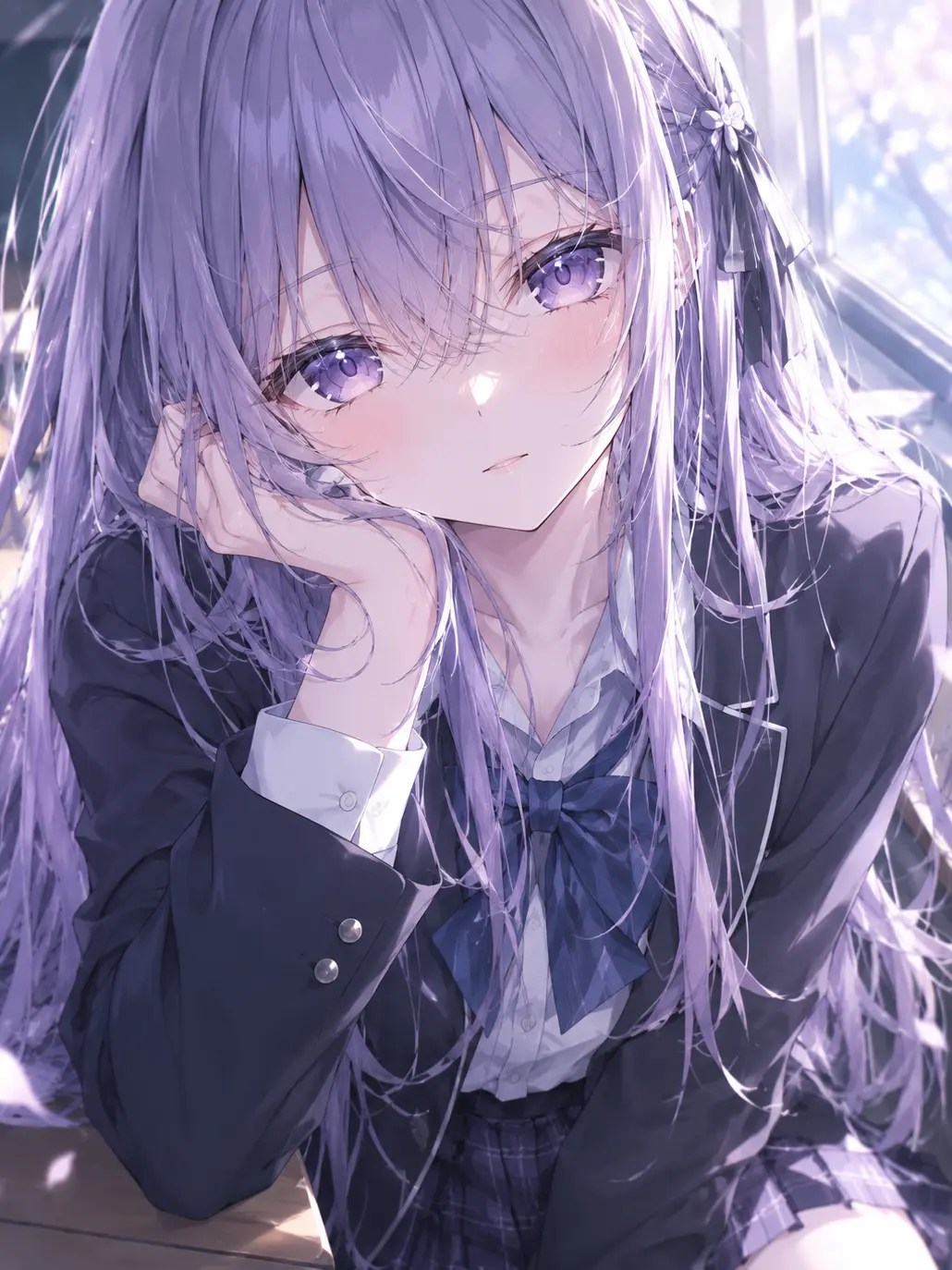 PlacidHuman6484의 隣の席の少女は昨日まで存在してなかった
