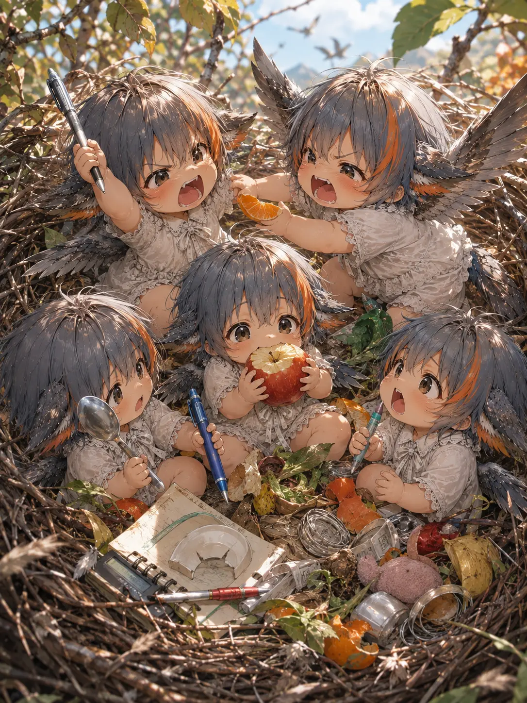 Lancelottle의 ヒヨドリ大量発生中