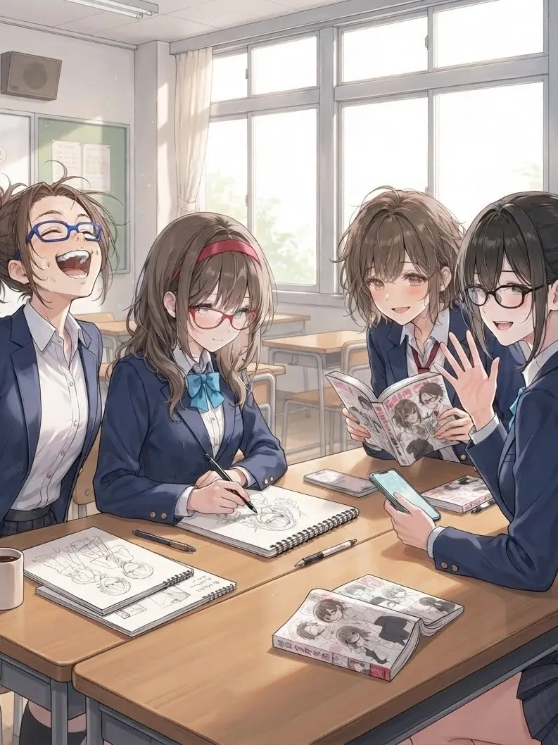 temakizusi의 With 4 Art Club Girls