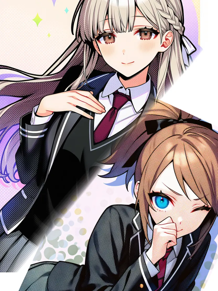 natsumi4912의 学校１可愛い女子とその親友