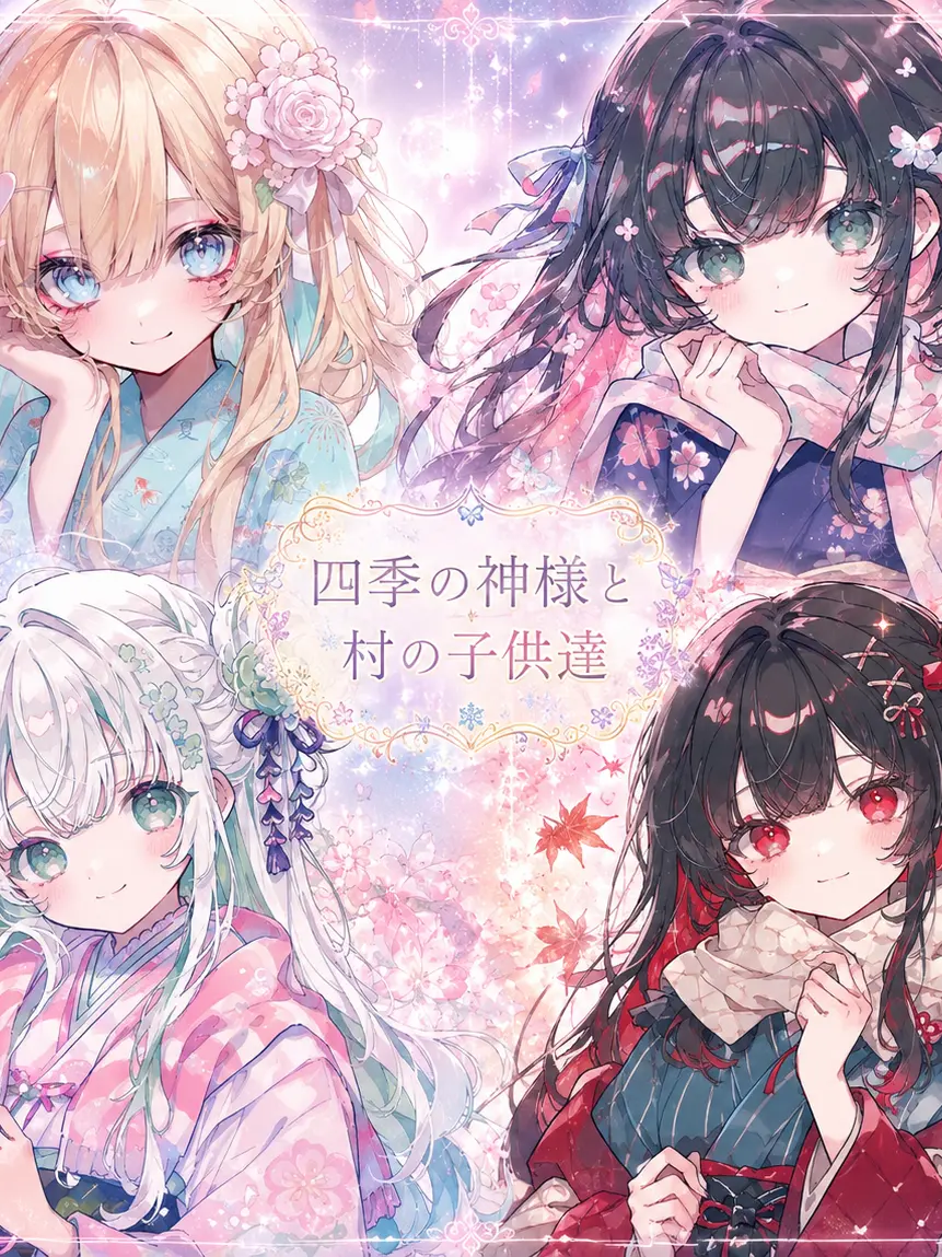 BlackGhost0678의 四季の神と村の子供達