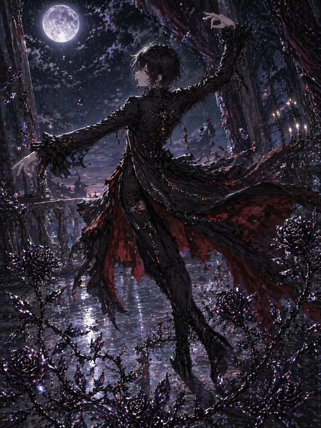 DeafFatty2899의 月夜の薔薇