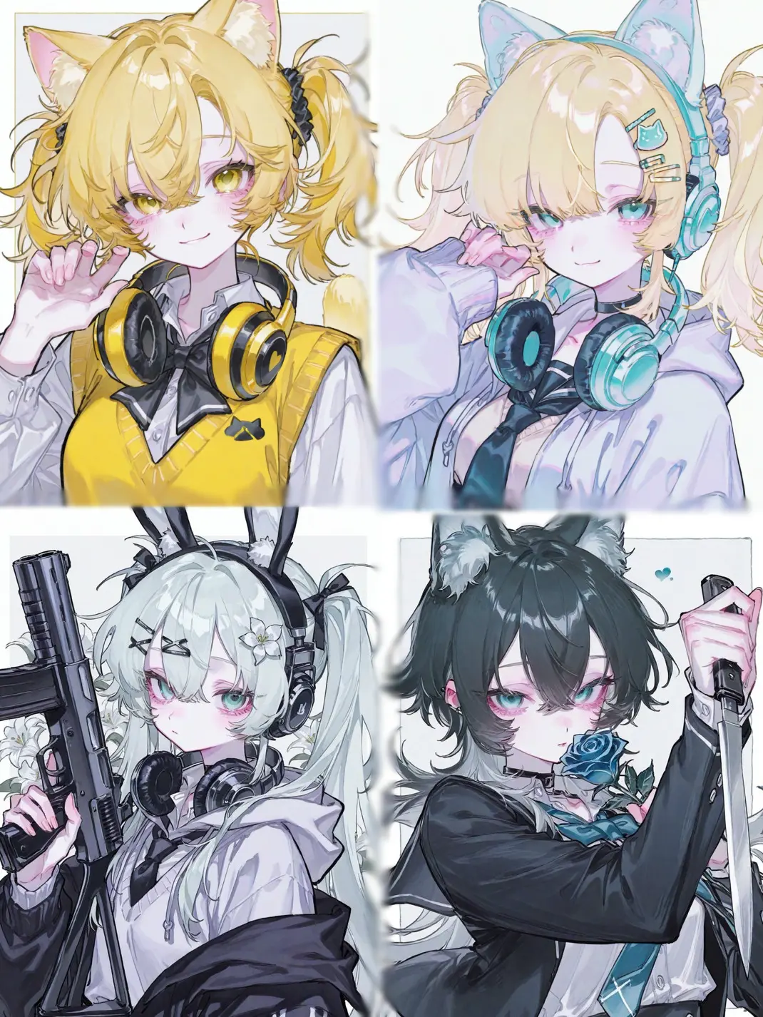 WornNewt2598의 学園内で百合サバゲー