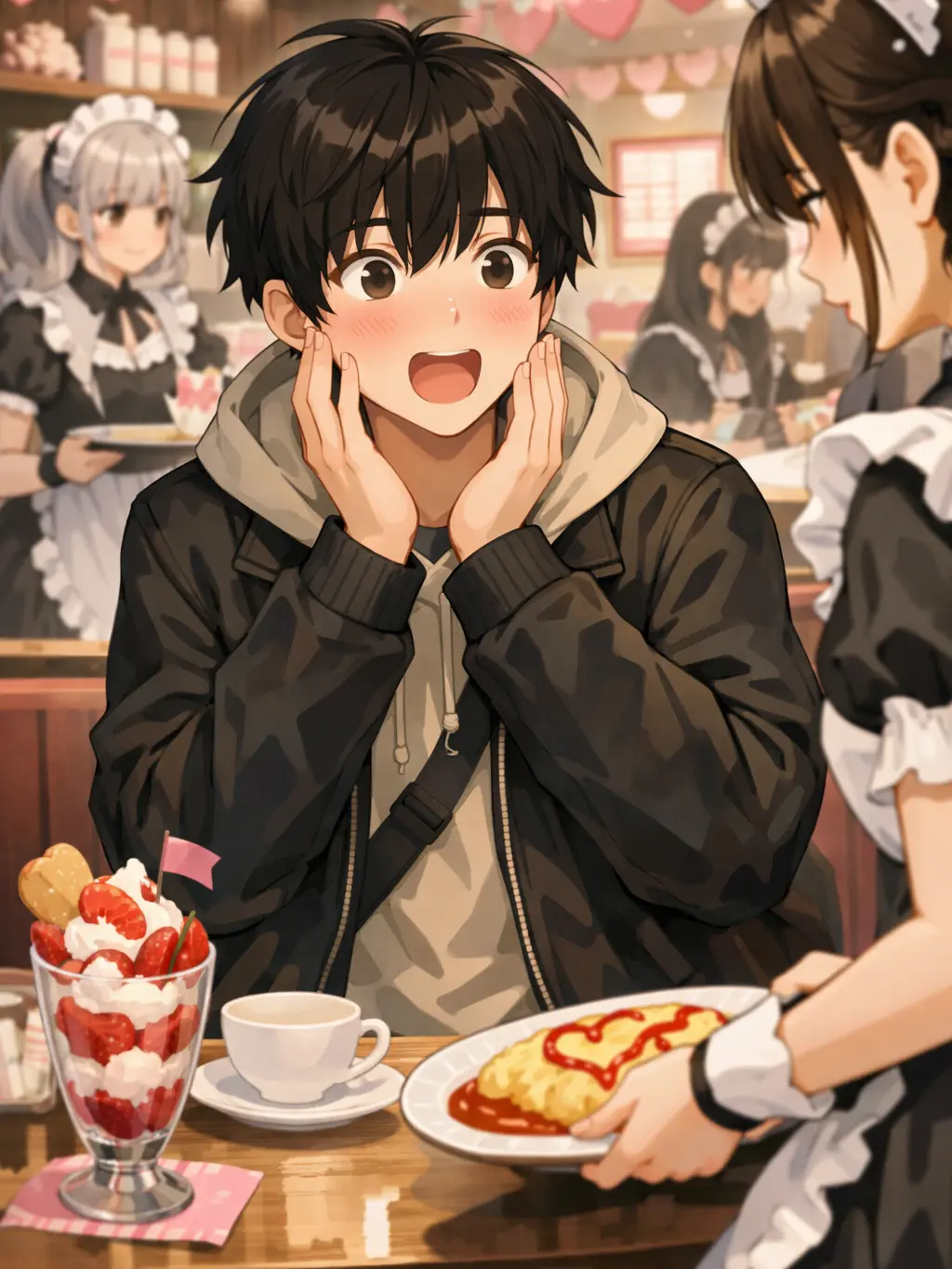 neocrazyguy0413의 코스프레 행사에 있던  메이드카페