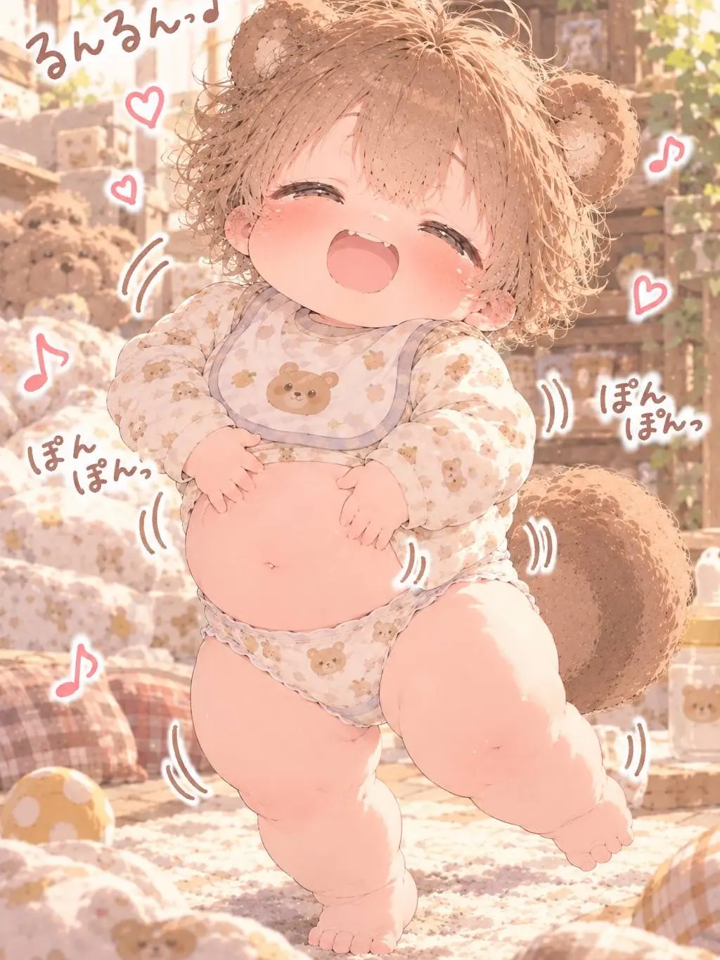 hitohamina의 ぽんちゃ、ぽんぽん……♪
