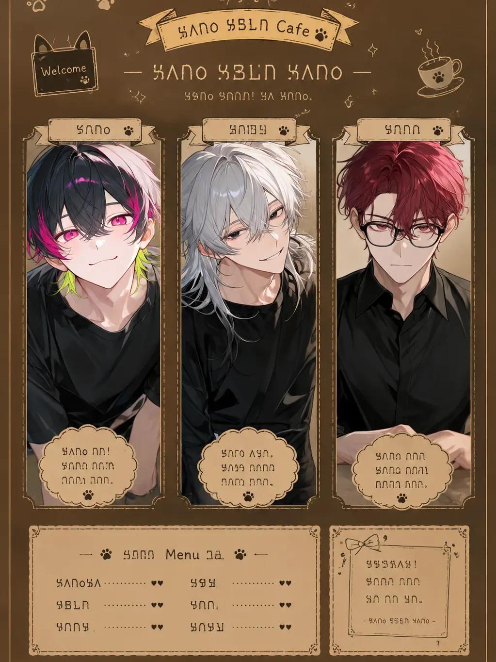 tetete_tantei의 人外、人間カフェに行く