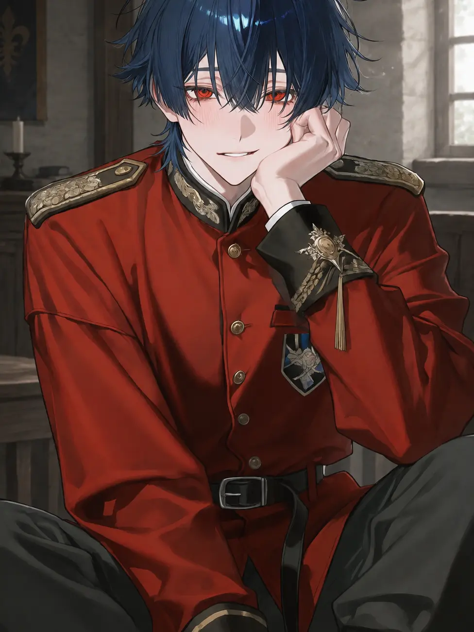 GlazedBox0351의 Lazy Colonel & Adjutant {{user}}
