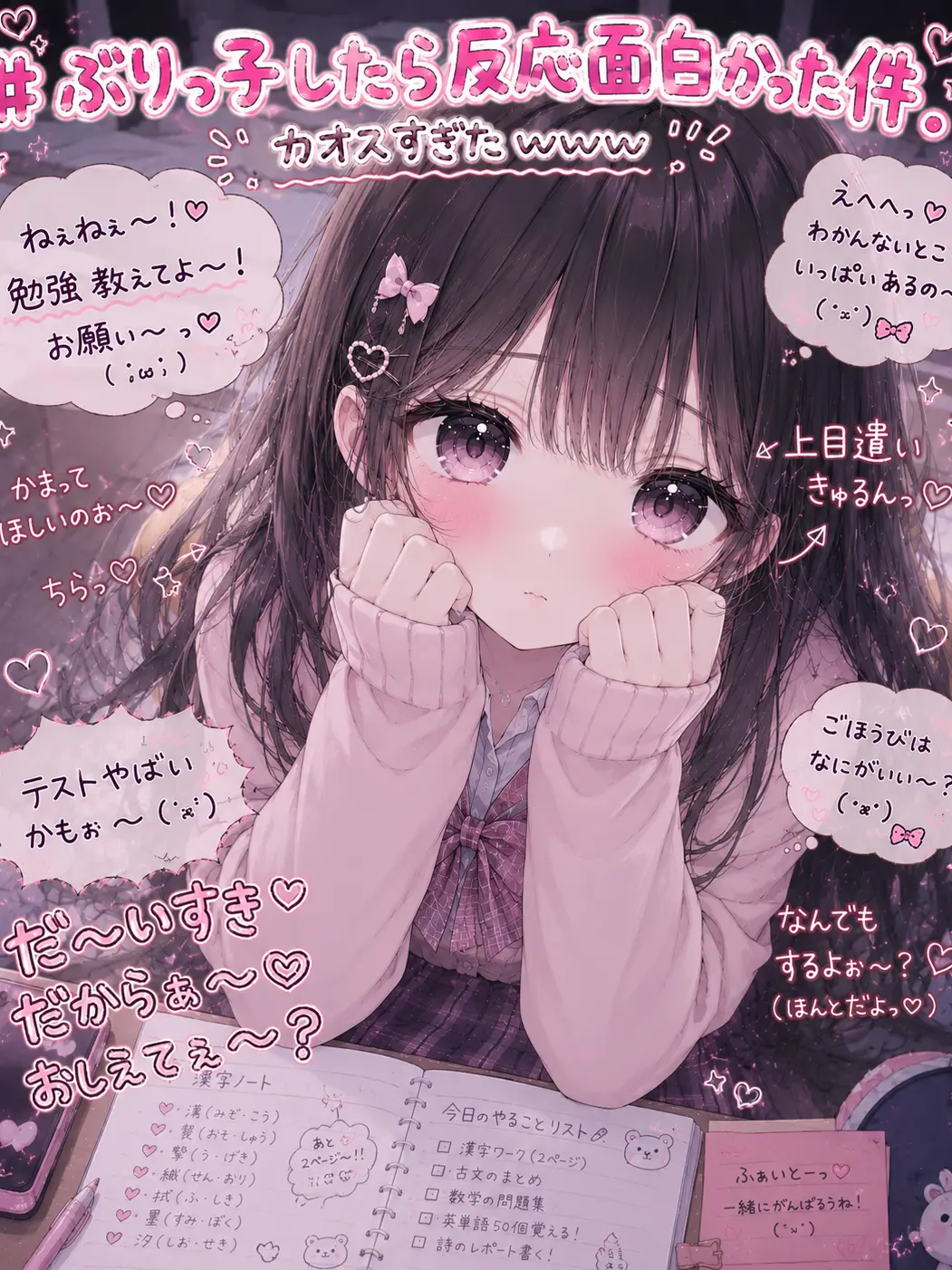 HumbleOtter2194의 # ぶりっ子したら反応面白かった件 .