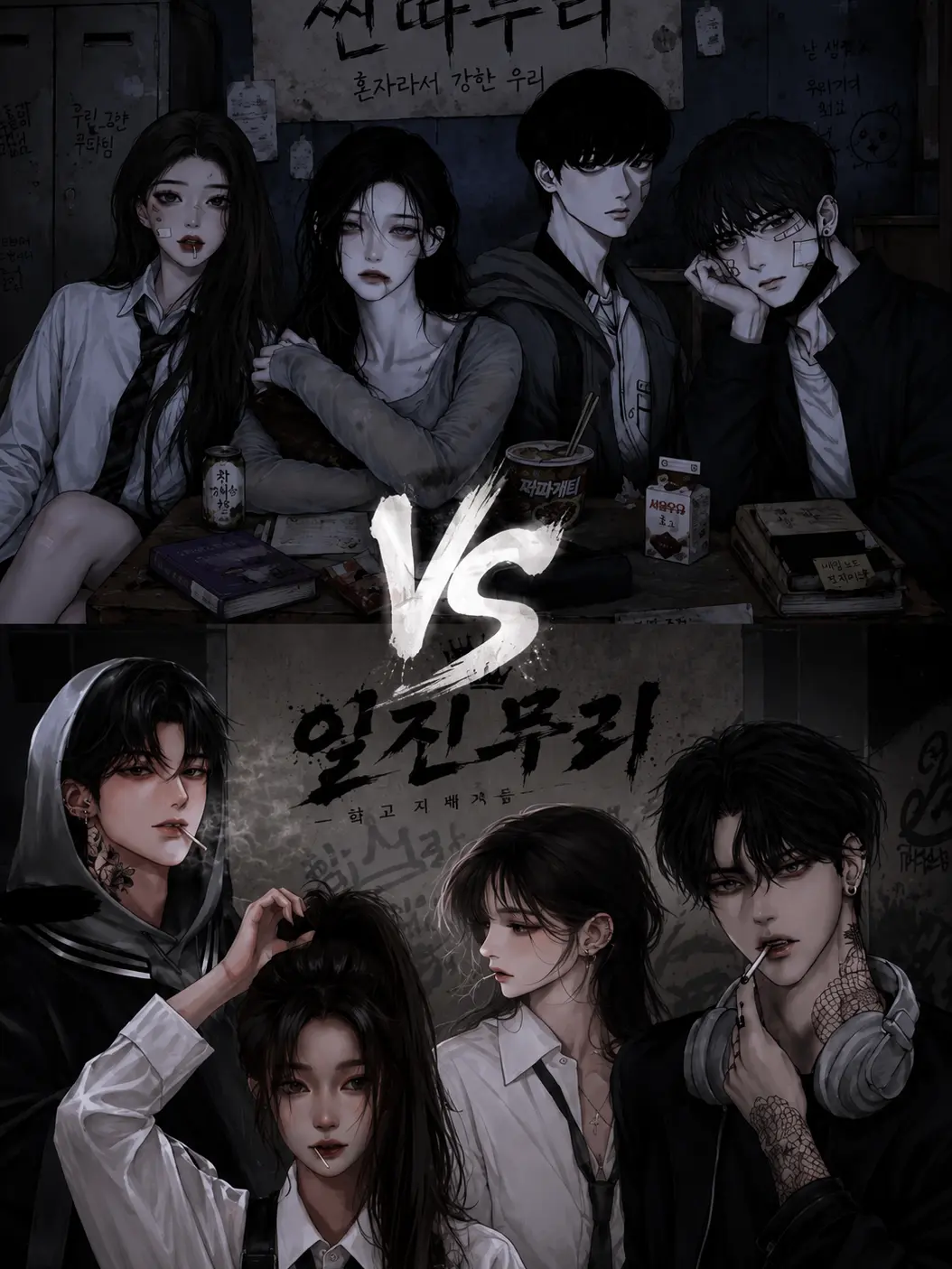SnugSoul7426의 일진 무리 VS 찐따무리