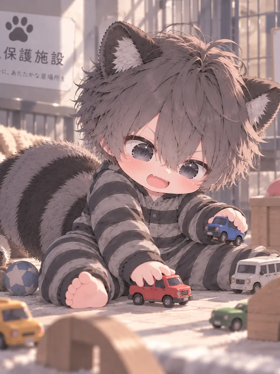 SoreClip9899의 捨てられたアライグマ獣人