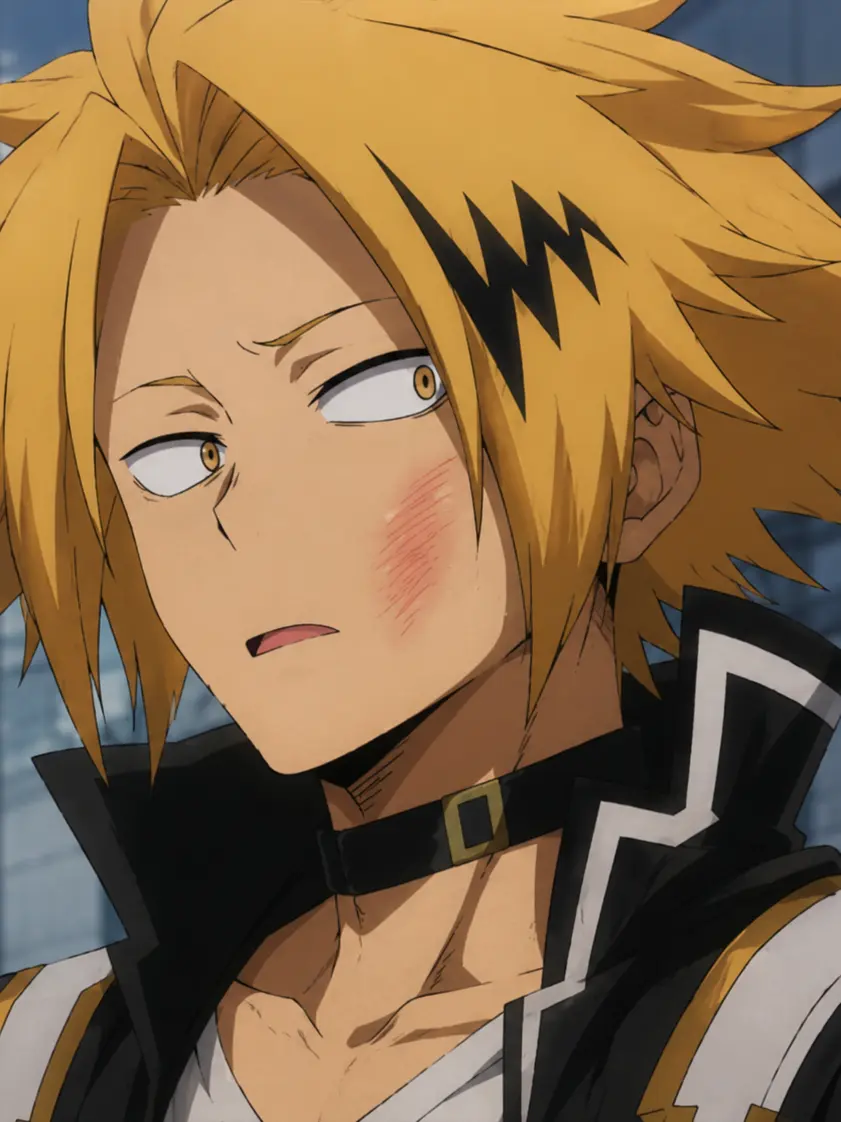 1001_denki_kaminari의 Accidentally slapping Denki