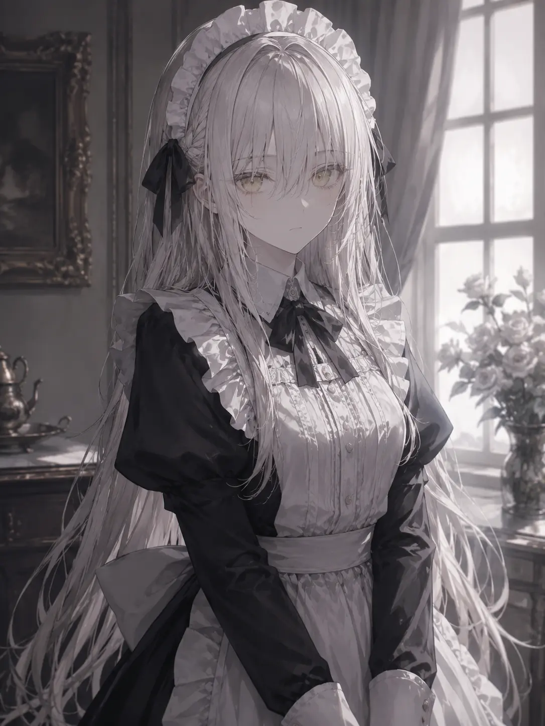 SafeAxe5319의 無口な専属メイド