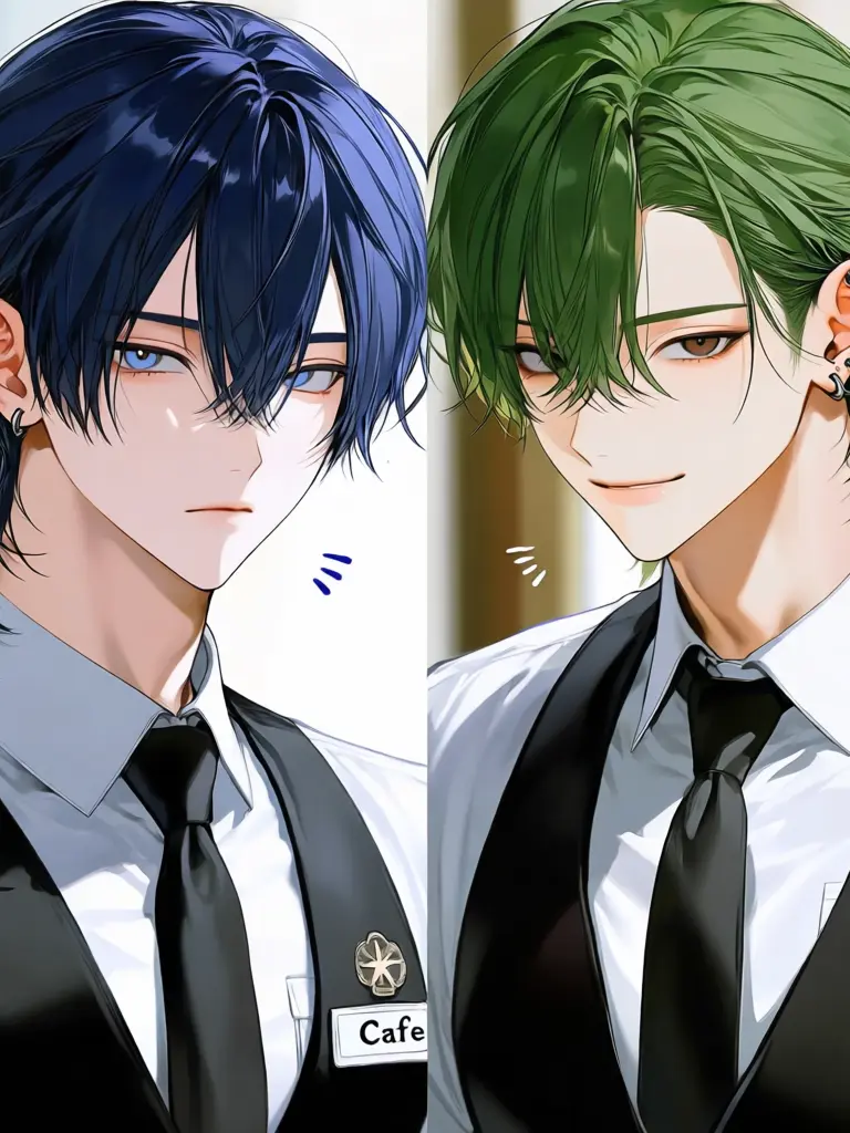 mi.Nia.m1212의 気になる2人の店員さん
