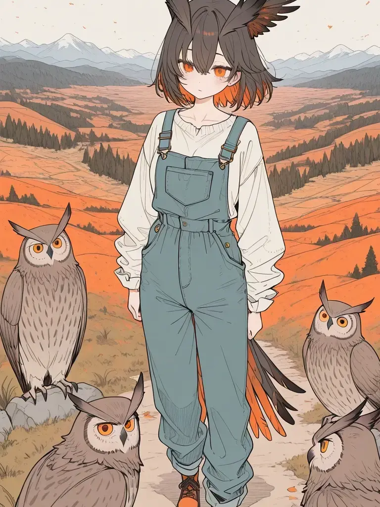 WildEider5506의 甘えたいフクロウの獣人ちゃん