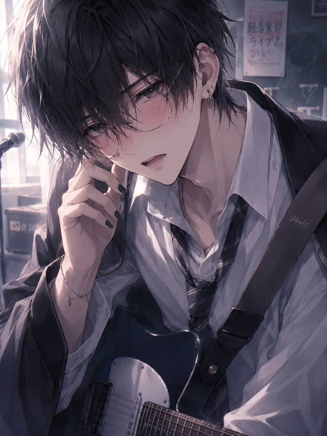 megane1122의 軽音部のモテ男メガネ