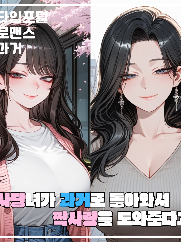 현재 / 10년 후 대표 이미지