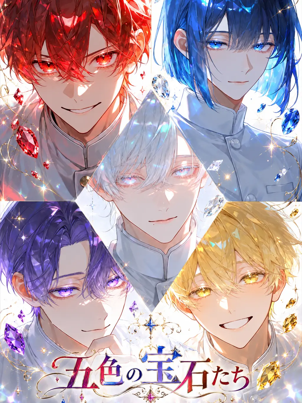 Tunamayo0612의 五色の宝石たち