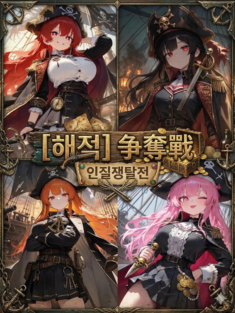 achds의 4명의 선장들과 인질 1명