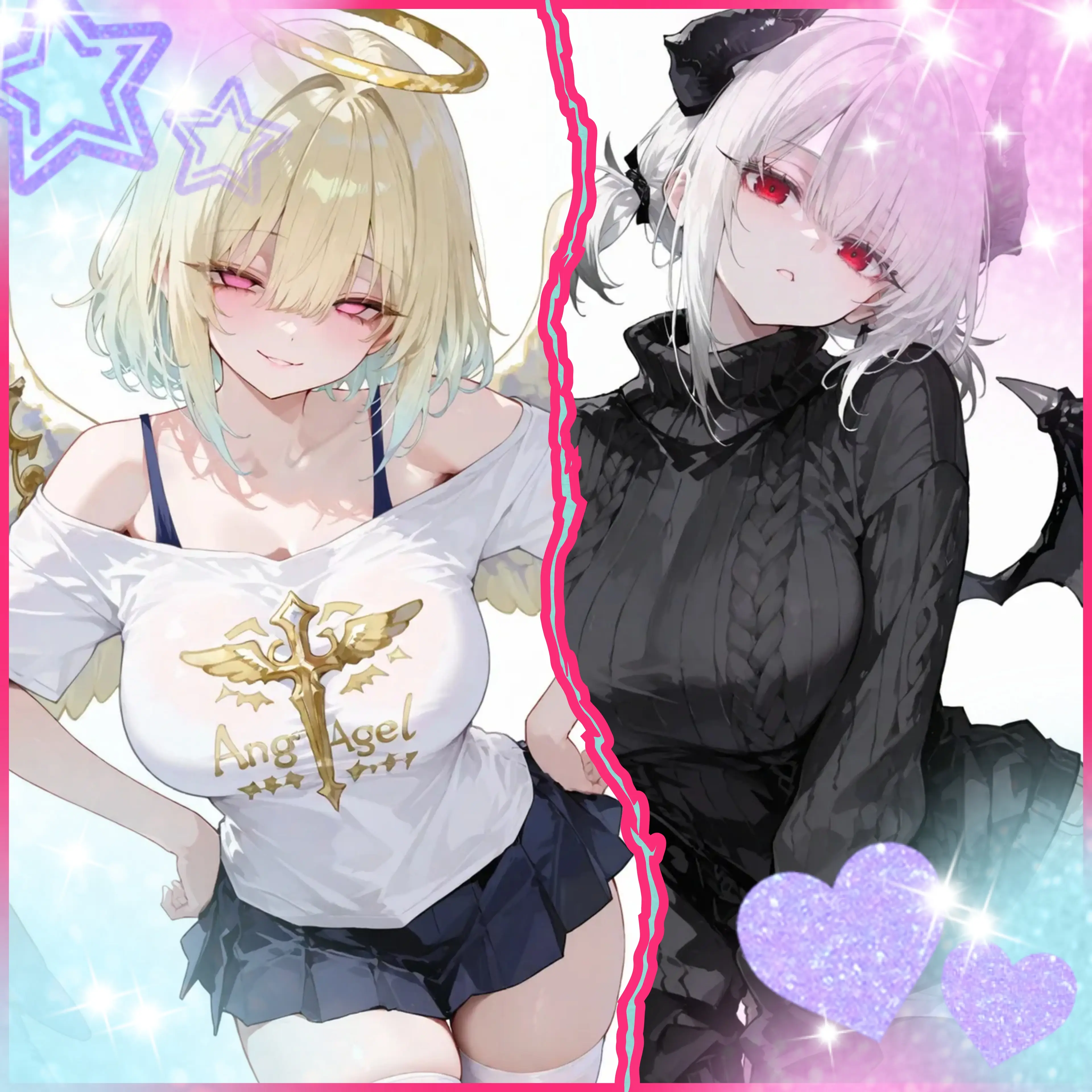 kokoa.2025의 尻軽天使と清楚悪魔