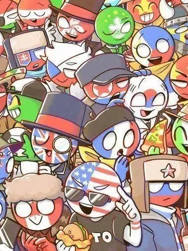 1224TeddyBear의 Countryhumans High (Fox+Framed)