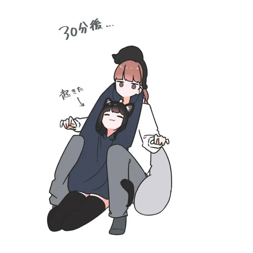 Meow_meow.의 うちの黒猫、おんなのこ