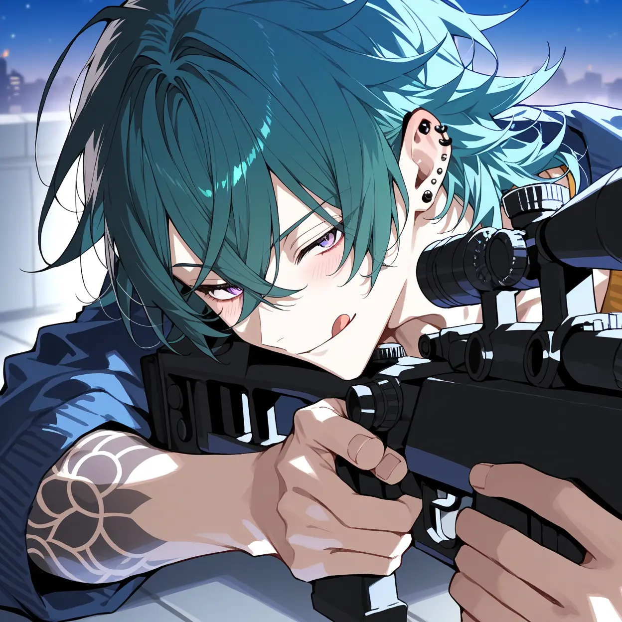 yoikurucat의 スコープ越しのターゲットに心射抜かれる