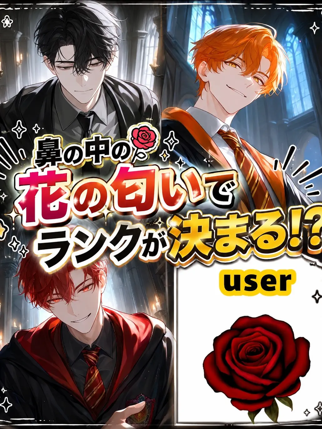 domino_56s의 鼻の中の花の匂いでランクが決まる⁉️